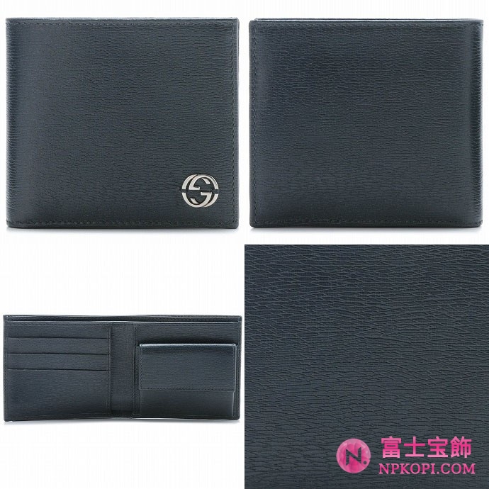 GUCCI/グッチ 2012年春夏新作CHELSEA MEN'S2つ折り財布 256336 ARU0N 1320 
